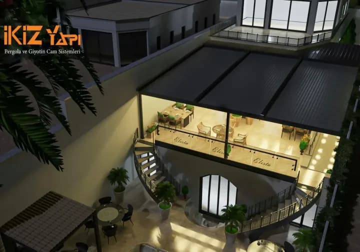 İkiz Yapı tamamlanan proje fotoğrafı 241 — pergole, cam balkon, kış bahçesi, alüminyum doğrama İstanbul