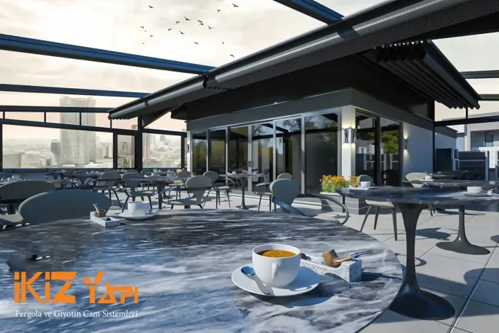 İkiz Yapı tamamlanan proje fotoğrafı 242 — pergole, cam balkon, kış bahçesi, alüminyum doğrama İstanbul